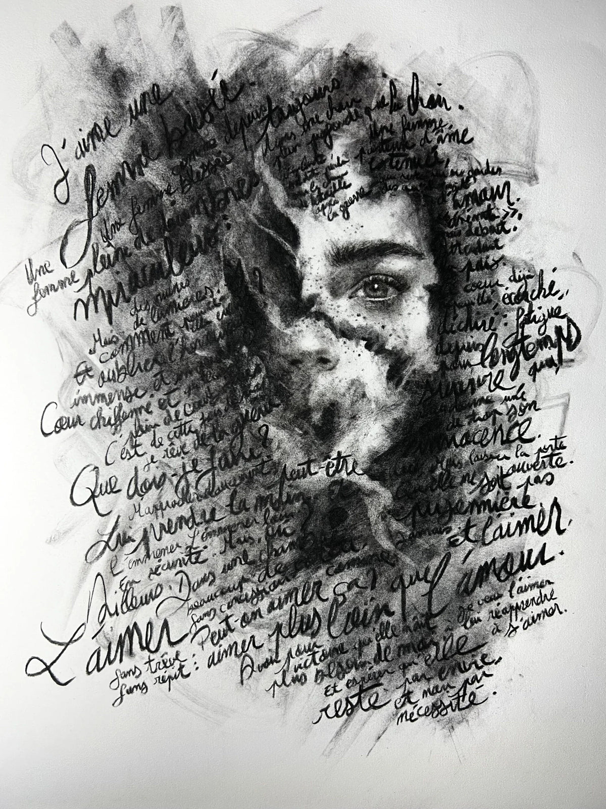 Tirage unique — J'aime une femme brisée