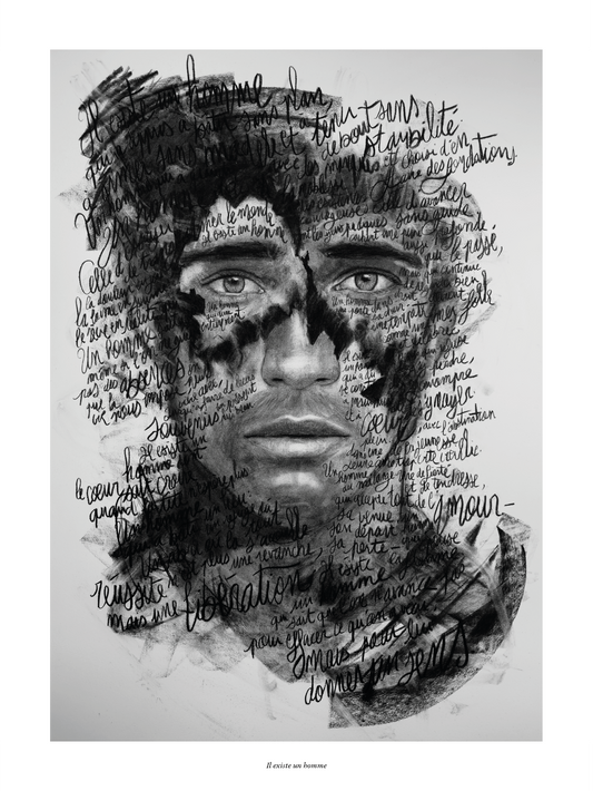 Il existe un homme 60x80 cm (édition limitée) [Collection privée]